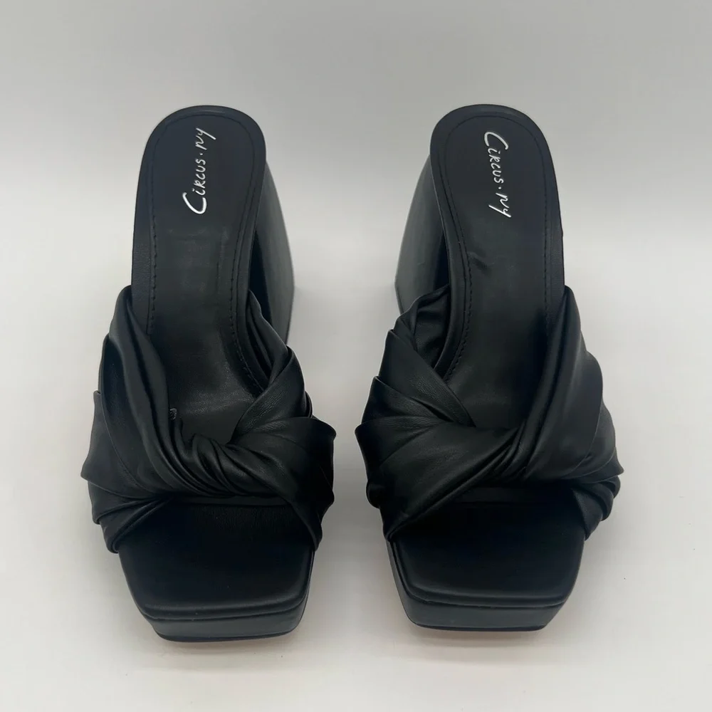 New! CIRCUS by Sam Edelman Women's Marianna Chunky Heel Black - Picture 2 of 8